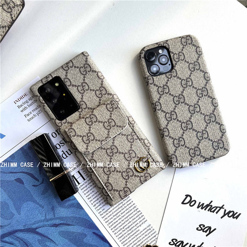 Gucci Leather Print Samsung Galaxy S22 | S22+ | S22 Ultra Case